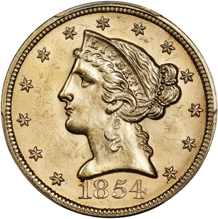 1854 $5  MS thumbnail 4