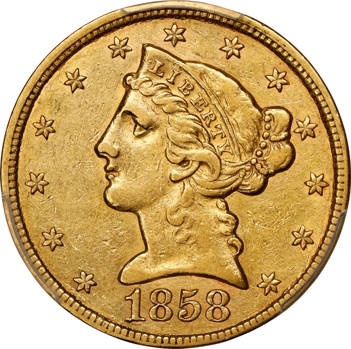 1858 $5  MS thumbnail 3