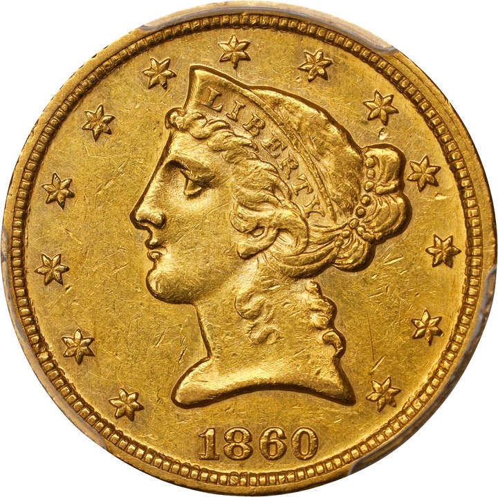 1860-C $5  MS thumbnail 3