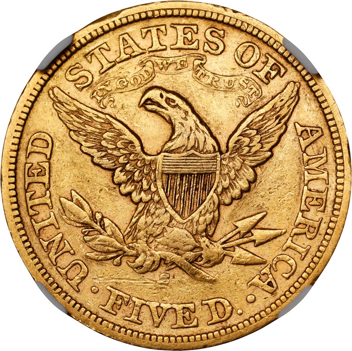 1867-S $5  MS thumbnail 14