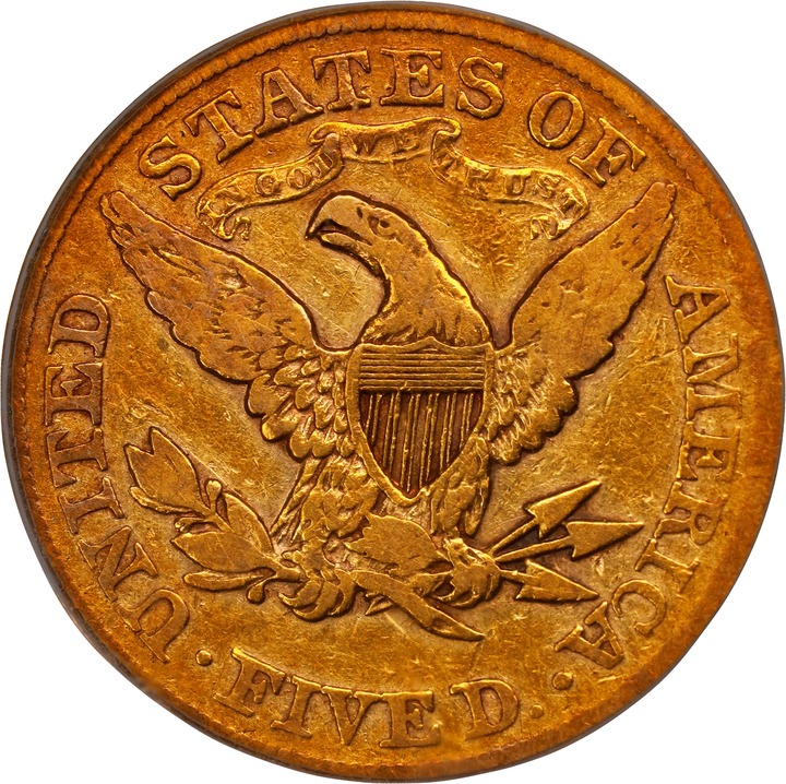 1868 $5  MS thumbnail 11
