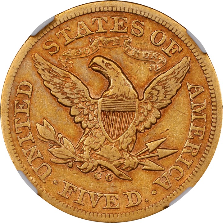 1870-CC $5  MS thumbnail 8