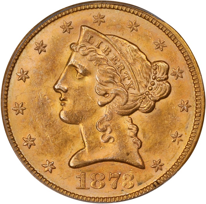 1873 $5  Closed 3 MS thumbnail 3