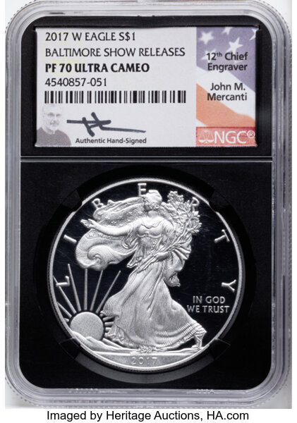 2017-W $1  Silver Eagle PR DCAM thumbnail 5