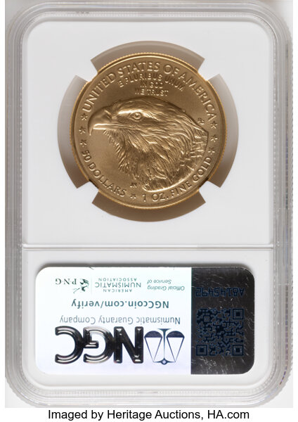 2025-W G$50  Gold Eagle, Burnished MS thumbnail 2