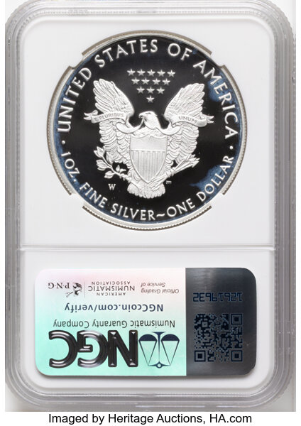 2021-W $1  Silver Eagle, Type 1 PR DCAM OGP thumbnail 18