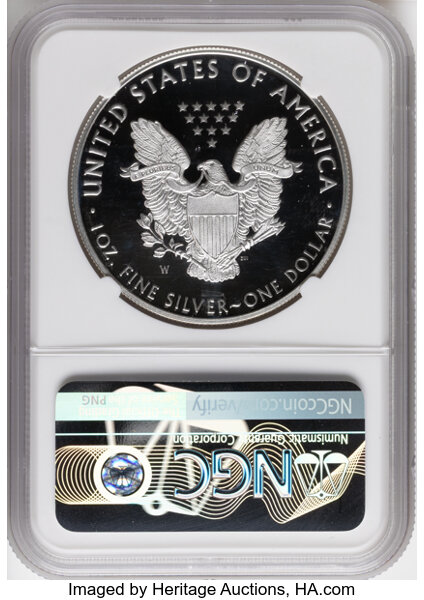 2021-W $1  Silver Eagle, Type 1 PR DCAM OGP thumbnail 14