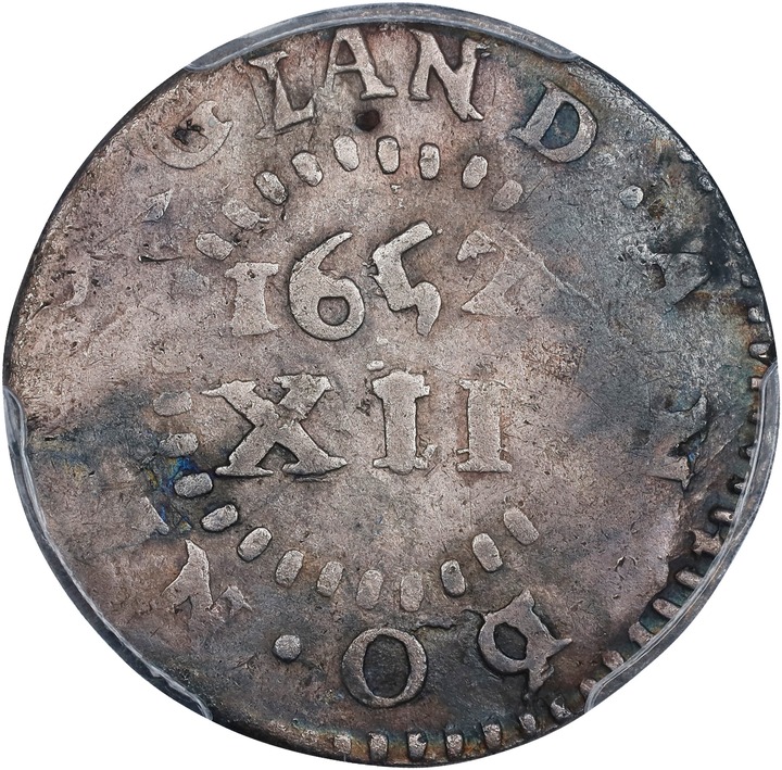 1652 Shilling Pine Tree, Small Planchet G6 thumbnail 14