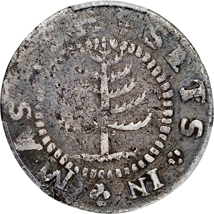 1652 Shilling Pine Tree, Small Planchet MS thumbnail 4