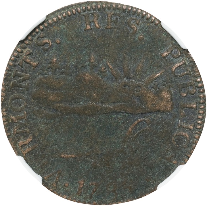 1785 Copper Vermont, VERMONTS MS BN thumbnail 2