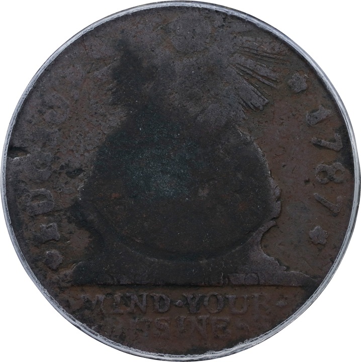 1787 Fugio 1c 4 Cinquefoils, STATES UNITED MS BN F12 BN thumbnail 16