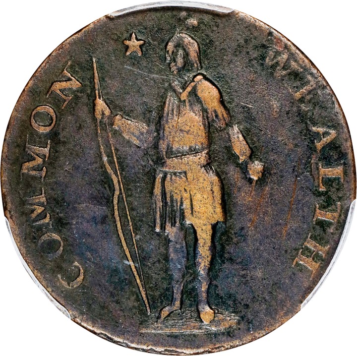 1788 Cent Massachusetts, With Period MS BN VG10 BN thumbnail 11