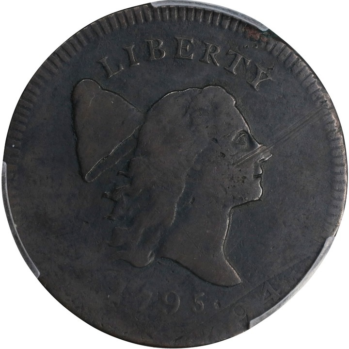 1795 1/2c No Pole, Plain Edge MS RB thumbnail 2