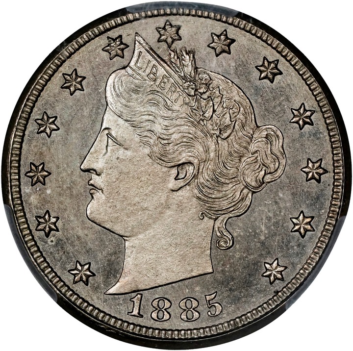 Image for 1885 5c MS66