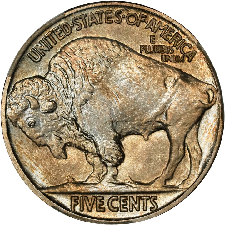 Buffalo Nickel 5c Type 2 Reverse, Matte Finish, 1913-1916 [Type] PR67 CAC thumbnail 6