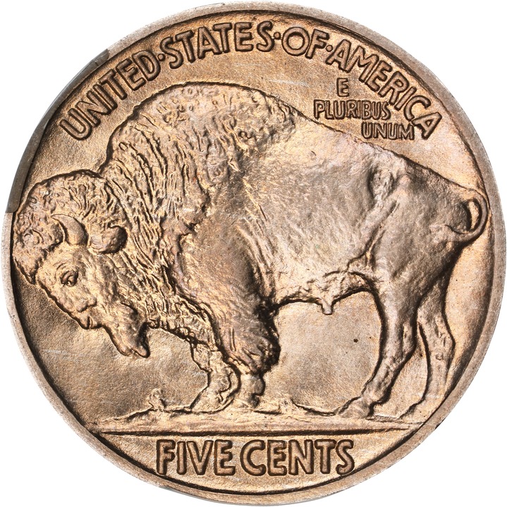 Buffalo Nickel 5c Type 2 Reverse, Matte Finish, 1913-1916 [Type] PR67 CAC thumbnail 4