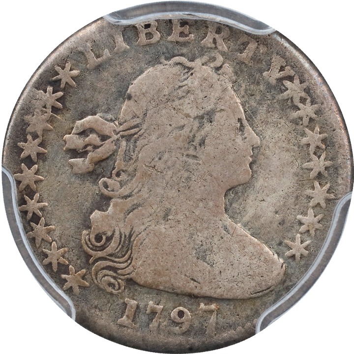 Draped Bust Half Dime H10c Small Eagle, 1796-1797 [Type] G6 thumbnail 15