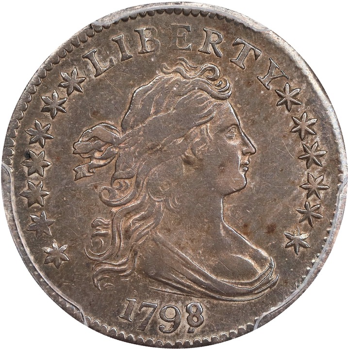 1798/97 10c 16 Stars Reverse MS thumbnail 2