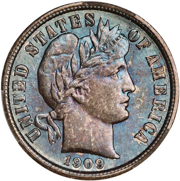 1909-S 10c MS thumbnail 3