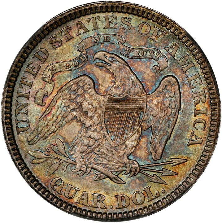 1876 25c MS66 thumbnail 2
