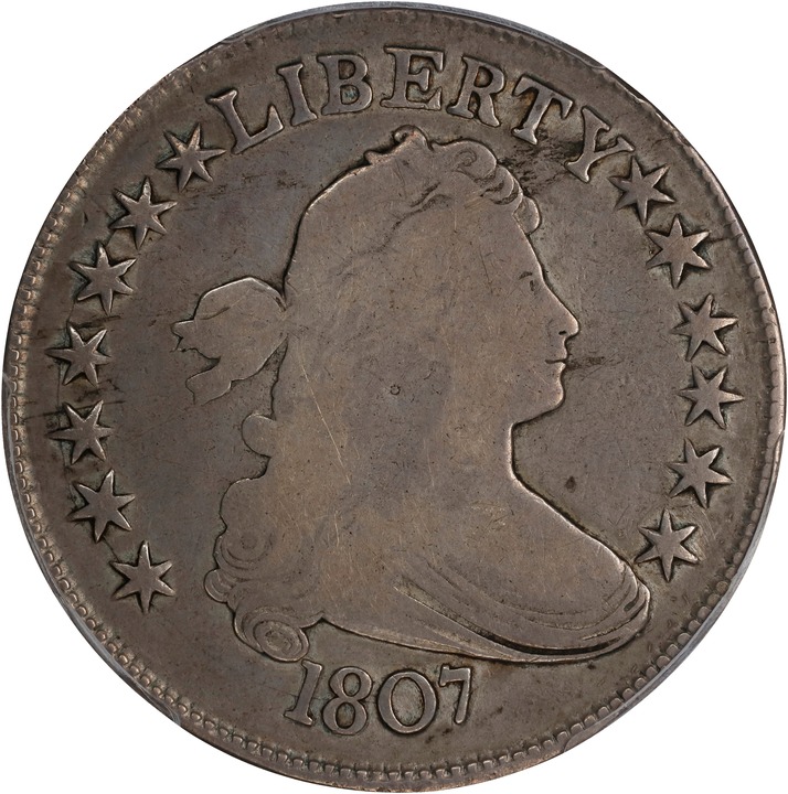 1807 50c Draped Bust, O-104a MS thumbnail 5