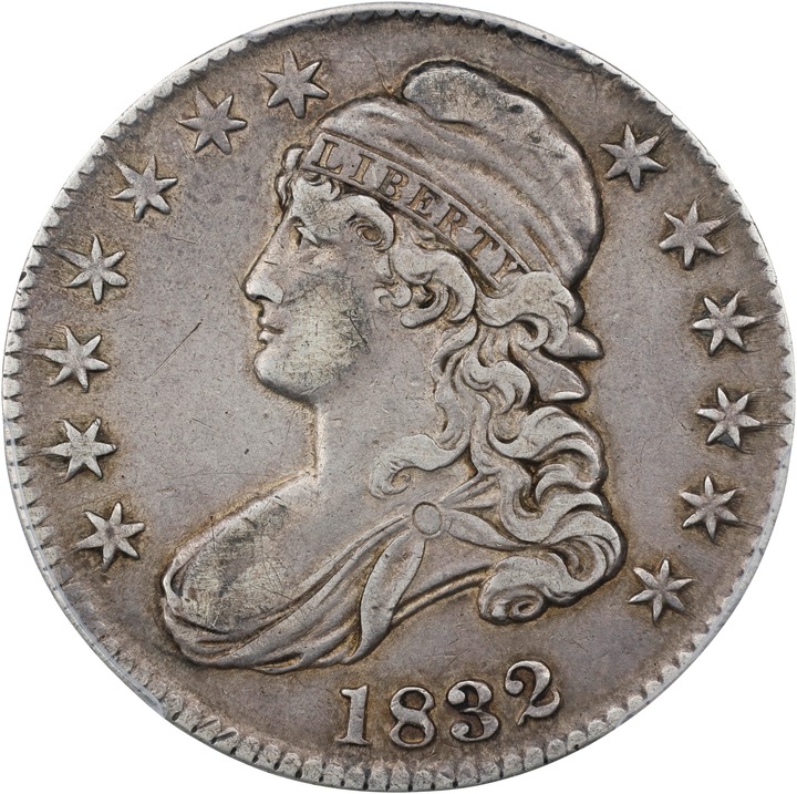 1832 50c Large Letters VG10 thumbnail 7