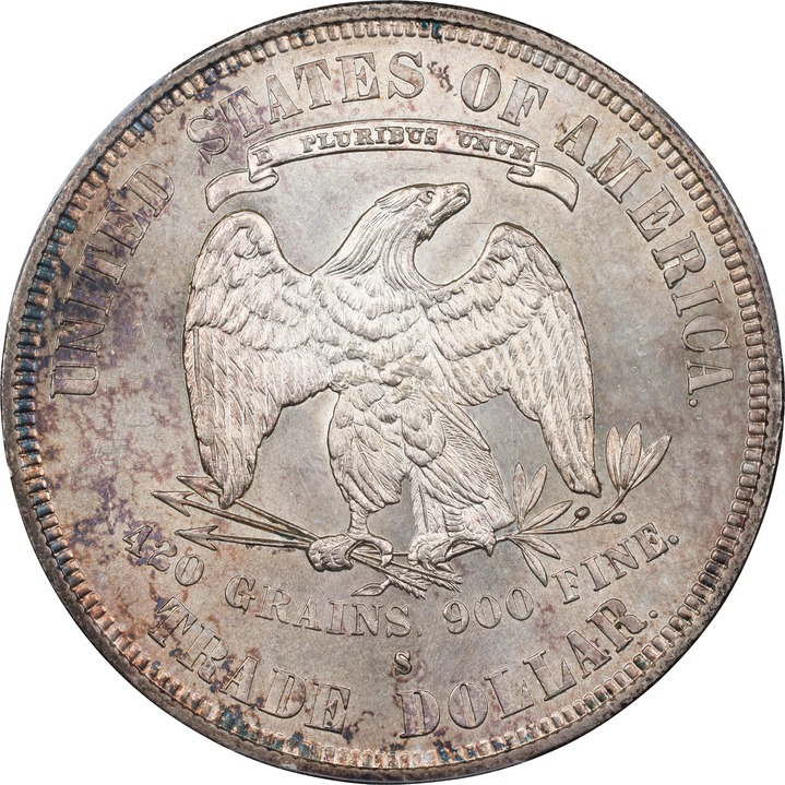 Trade Dollar Trade$ 1873-1878 [Type] AG2 thumbnail 4