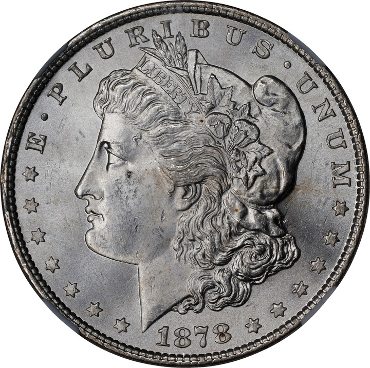 1878 8TF $1 G4 CAC thumbnail 4