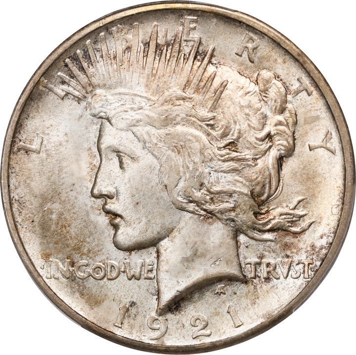 1921 $1  Peace, High Relief VG10 thumbnail 10