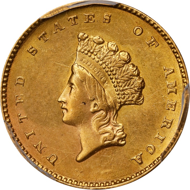1855 G$1 Type 2 MS thumbnail 3