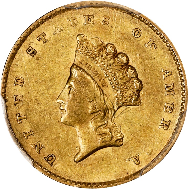 1855 G$1 Type 2 MS thumbnail 4