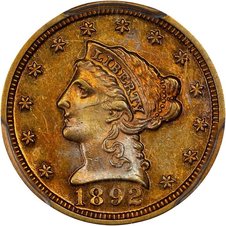 1892 $2 1/2 PR thumbnail 2