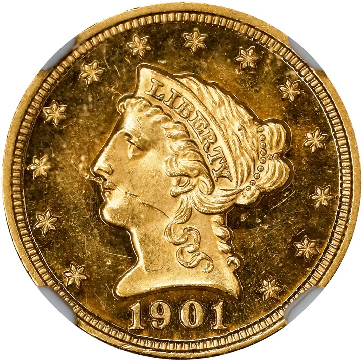 1901 $2 1/2 PR thumbnail 2
