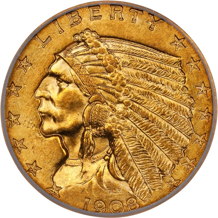 1908 $2 1/2 MS thumbnail 12