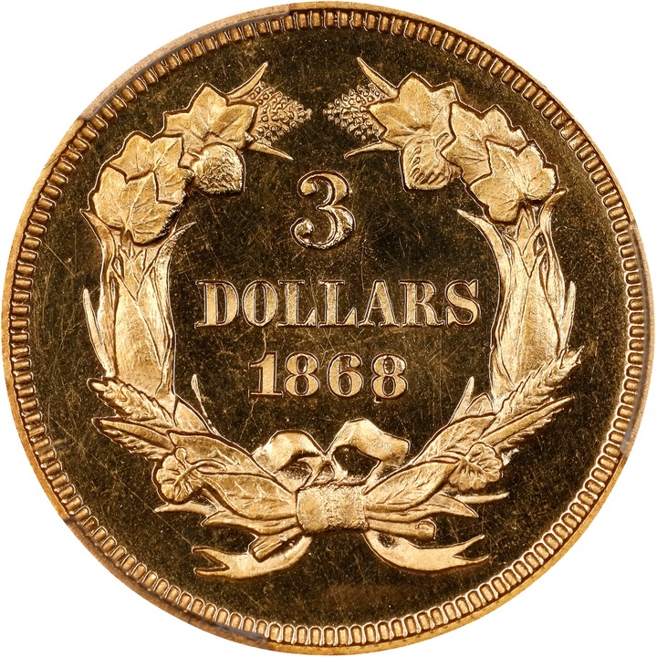 1868 $3  PR thumbnail 3