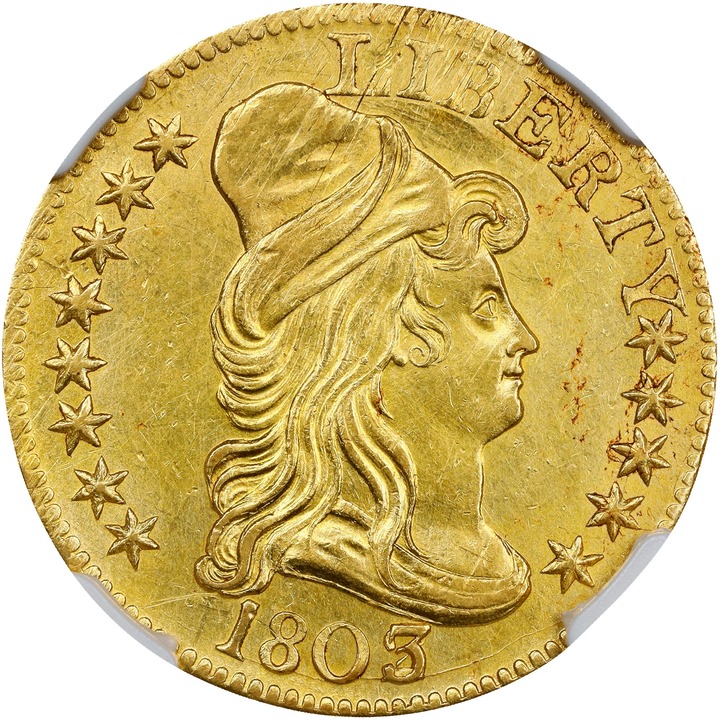 1803/2 $5 F12 CAC thumbnail 6