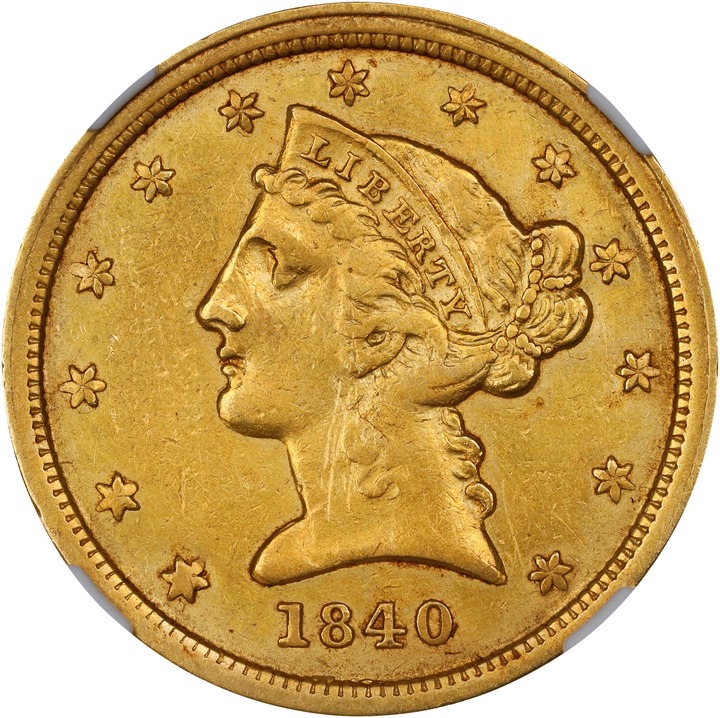 1840-C $5  MS thumbnail 2