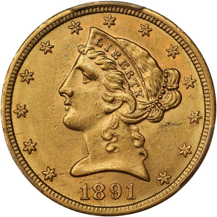 1891-CC $5  MS thumbnail 4