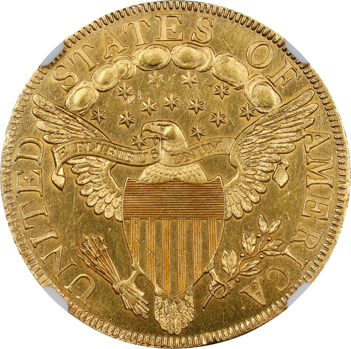 1799 $10  Large Stars Obverse F12 thumbnail 10