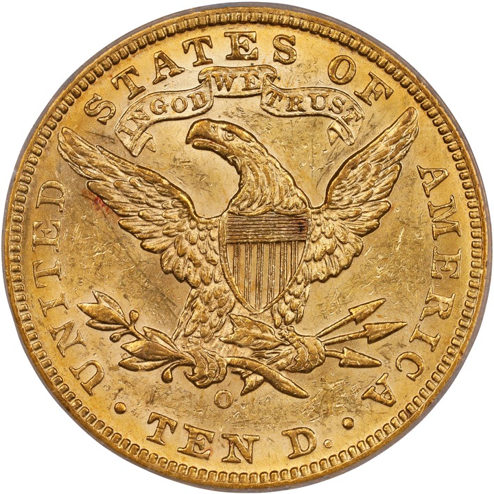 1892-O $10 MS62 thumbnail 2
