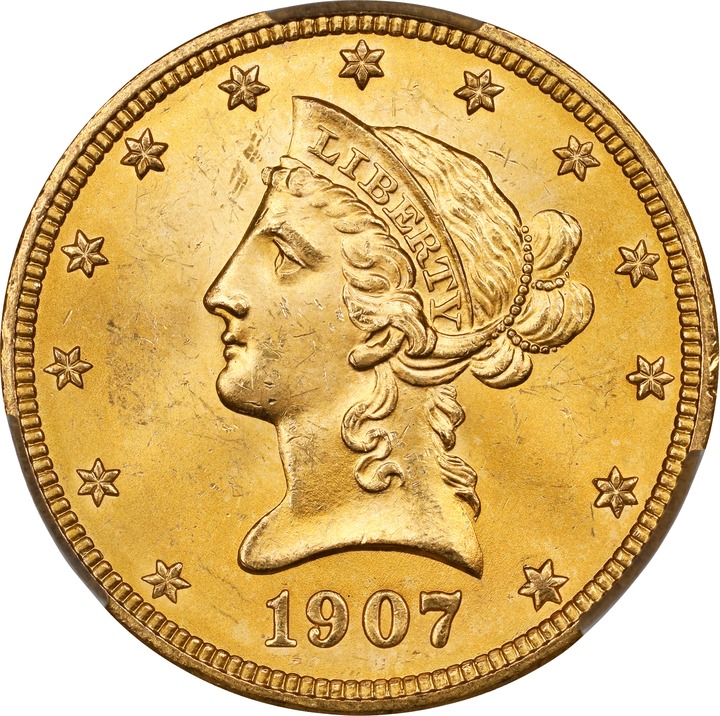 1907 $10  Liberty MS thumbnail 3