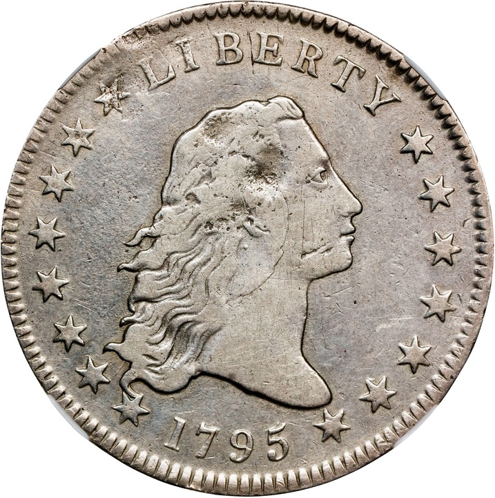 Image for 1795 $1  Flowing Hair, Silver Plug P1