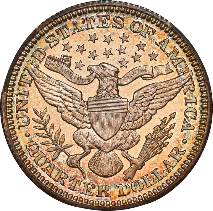 Barber Quarter 25c 1892-1915 PR CAM [Type] PR68 CAM thumbnail 2