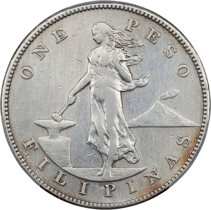 1906-S Peso U.S. Philippines MS thumbnail 3