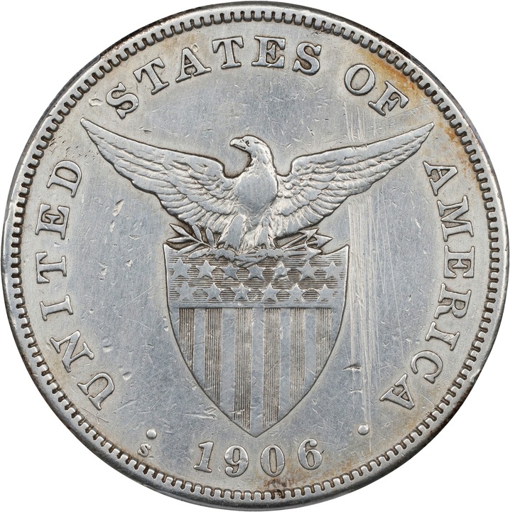 1906-S Peso U.S. Philippines MS thumbnail 8