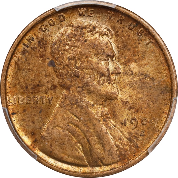 Image for 1909-S/S 1c Lincoln, S over Horizontal S MS BN AG3 BN
