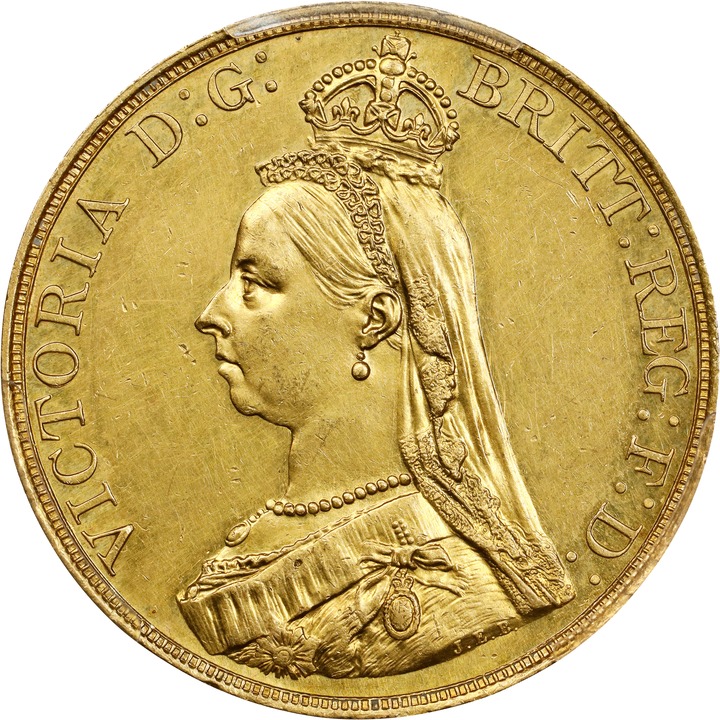 1887 G£5 MS (KM# 769                    ) thumbnail 8