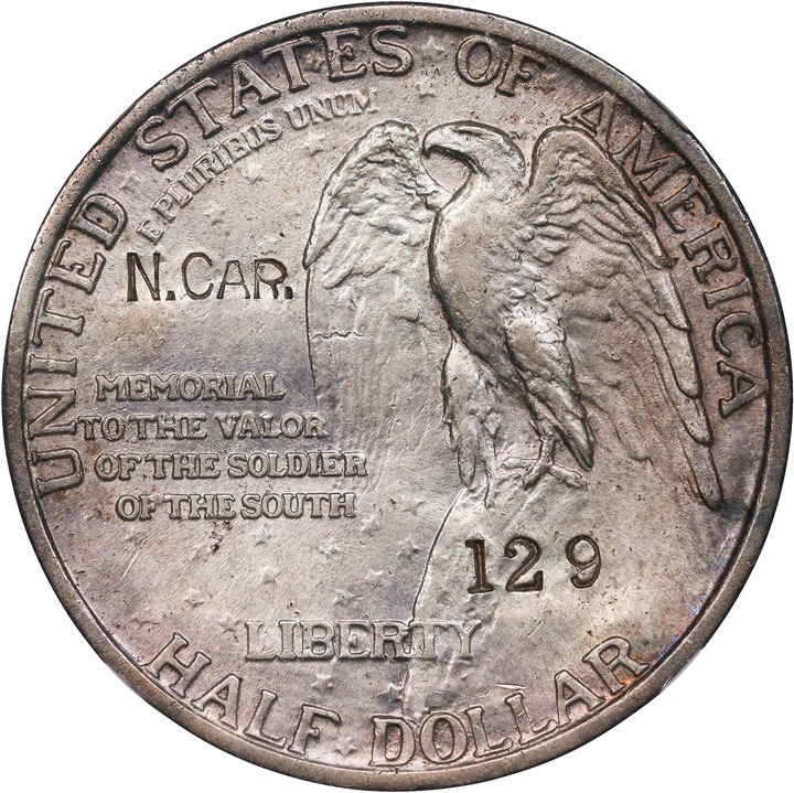 1925 50c Stone Mountain, N.CAR. Counterstamp AU53 thumbnail 24