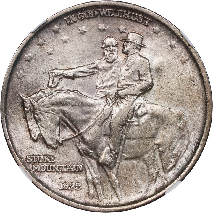 1925 50c Stone Mountain, N.CAR. Counterstamp AU53 thumbnail 25