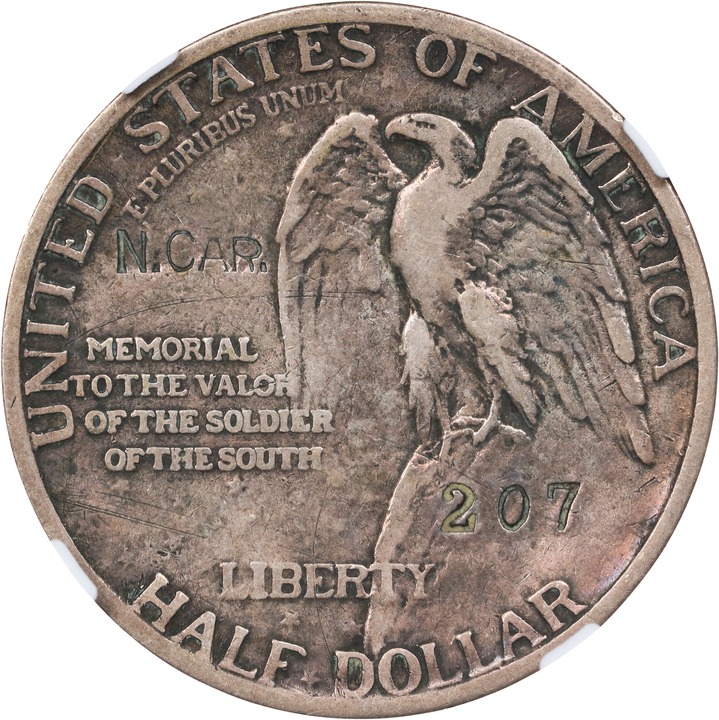 1925 50c Stone Mountain, N.CAR. Counterstamp AU53 thumbnail 22